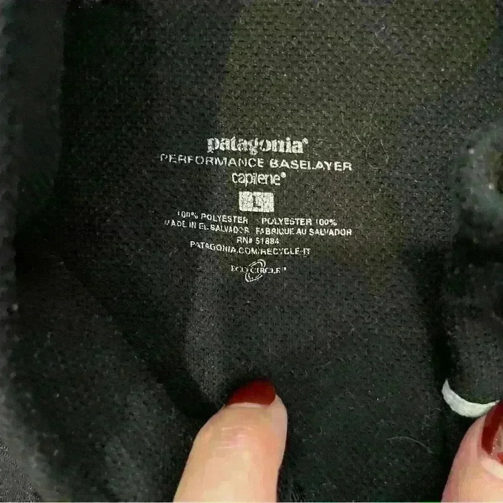 Patagonia Capilene Midweight BaseLayer Half Zip Long Sleeve Size L - Picture 4 of 6